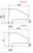 Поручень Flexinox 87468013 для римських сходів FX-01 (1255 мм, фланець, AISI-316L) 21375 фото 2