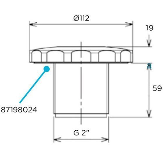 Форсунка пилососна Flexinox 87198024, під бетон 8683 фото