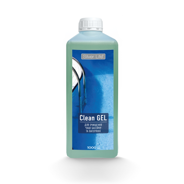 «Silver Life» для очищення чаші басейну і ватерлінії від нальоту (Clean Gel), 1л 11686 фото