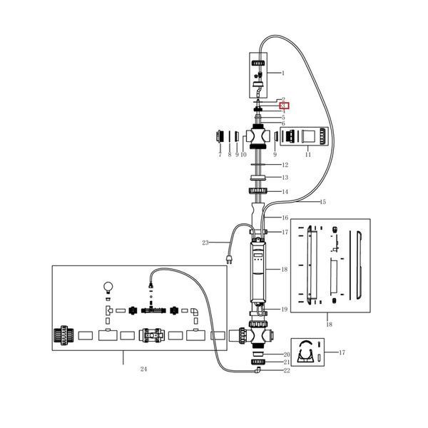 Лампа E130428 для ультрафіолетової установки Emaux NT-UV87 (106775328) 6239 фото