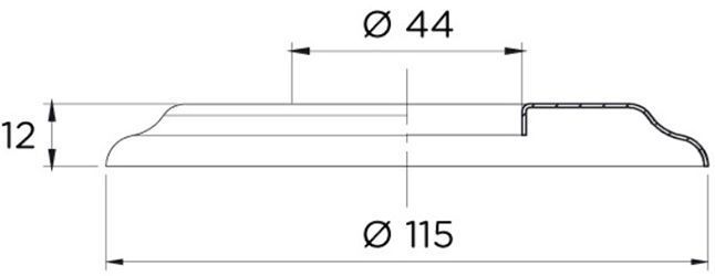 Декоративний фланець для сходів Flexinox, AISI 316 (2 шт.) 8553 фото
