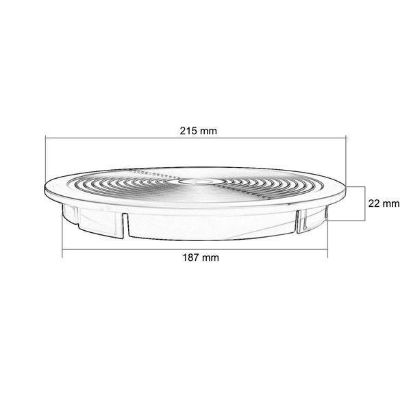 Кришка для скімерів Emaux серії EM0130/EM0140/RO-7 5715 фото