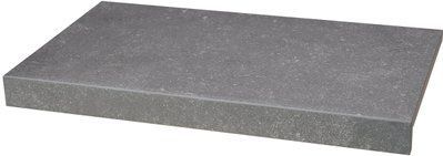 Бортова Г-подібна плитка Aquaviva Stellar Grey, 600x345x50(20) мм 18770 фото