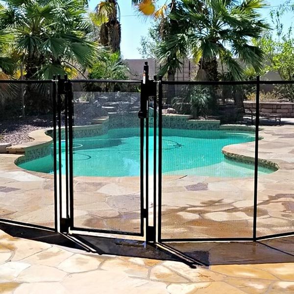 Калитка с замком для ограждения Aquaviva Fence Black 9005 фото