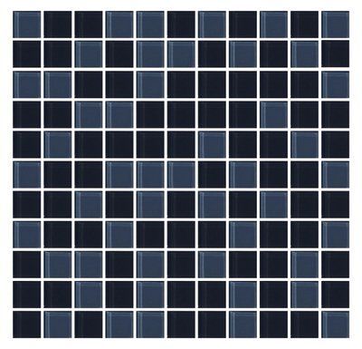 Мозаїка скляна Aquaviva Сristall Black/Gray 18341 фото