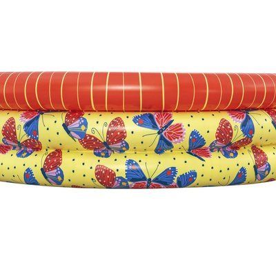 Дитячий надувний басейн Bestway 51202 (168x38 см) Метелики 18204 фото