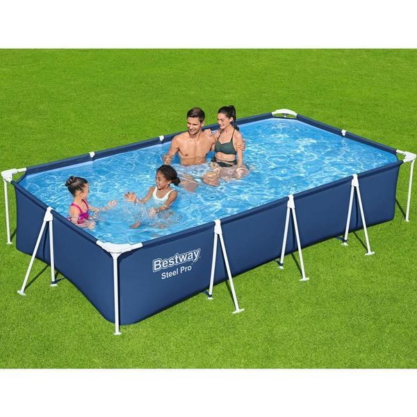 Каркасний басейн Bestway 56424 (400х211х81 см) з картриджним фільтром 4865 фото