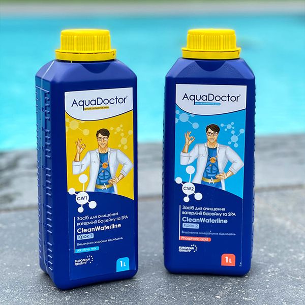 Средство для очистки ватерлинии бассейна и СПА AquaDoctor CW CleanWaterline Шаг 2 4393 фото