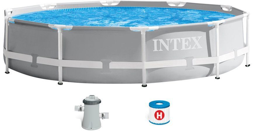 Каркасний басейн Intex 26702 Premium (305х76 см) з картриджним фільтром 18133 фото
