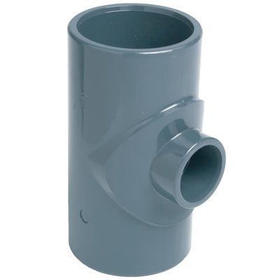 Трійник ПВХ Effast RDRTRD125G 90&deg; редукційний, d125x63 мм 12715 фото