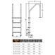 Сходи для басейну Emaux Standard SLF415-SR (4 сходинки), AISI-304 4962 фото 2