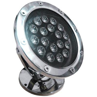 Прожектор для фонтана Aquaviva (18LED 18 Вт 12/24 В) RGB IP68 17077 фото