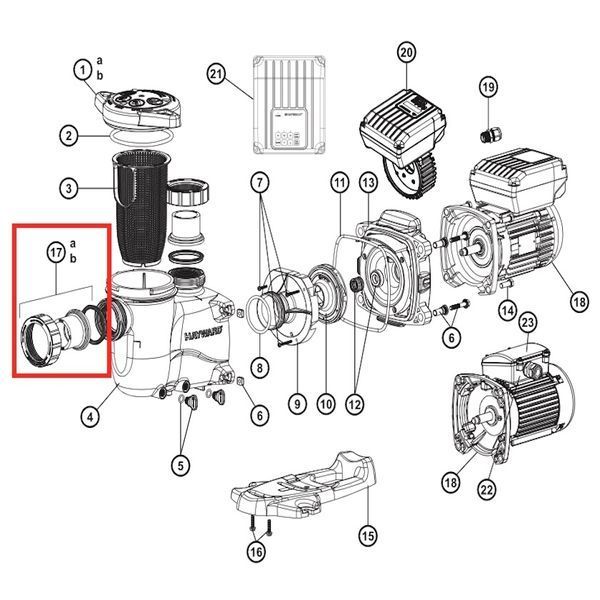 Комплект муфт Hayward (SP2700UNKIT50) 6573 фото