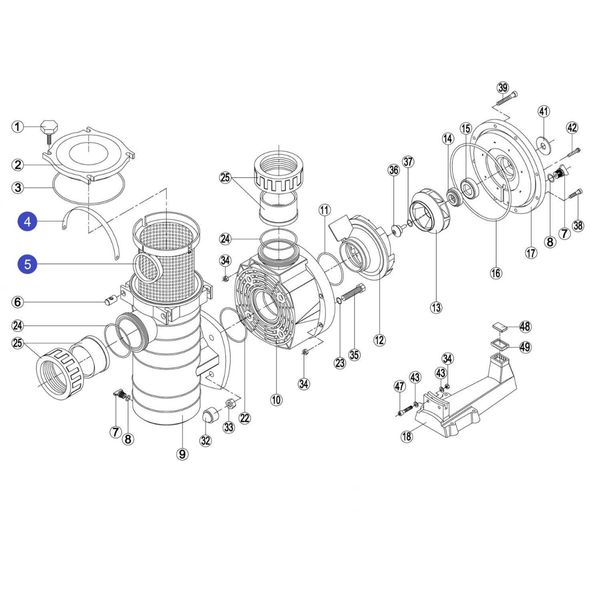 Корзина насоса KAP - RKA 190.A/ RBH0003.05R (RPUM0005.06R) 2359 фото