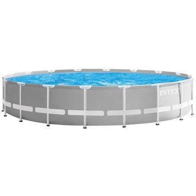 Каркасний басейн Intex 26732 Premium (549х122 см) з картриджним фільтром, драбиною та тентом 18149 фото