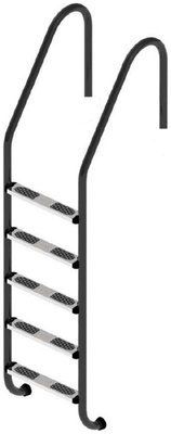 Сходи для басейну Flexinox Standard Nero (5 сходинок) Black, AISI-316L 21411 фото