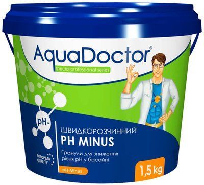Засіб для зниження pH AquaDoctor pH Minus 1.5 кг в гранулах 21211 фото