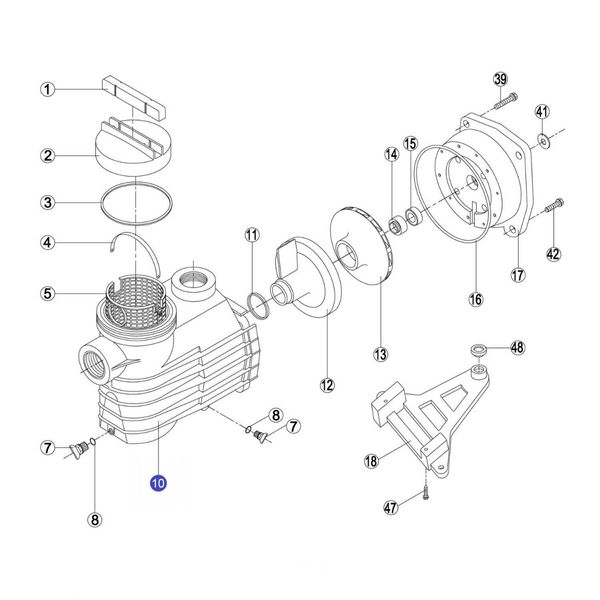 Корпус насоса NK RBH0010.00R 2370 фото