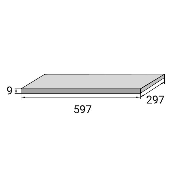 Плитка для басейну Aquaviva Granito Gray, 298x598x9.2 мм 6424 фото