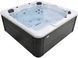 СПА-басейн Aquajoy Borneo (230х230х96 см), Сріблясто-білий мармур 20907 фото 2