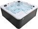 СПА-басейн Aquajoy Borneo (230х230х96 см), Сріблясто-білий мармур 20907 фото 2