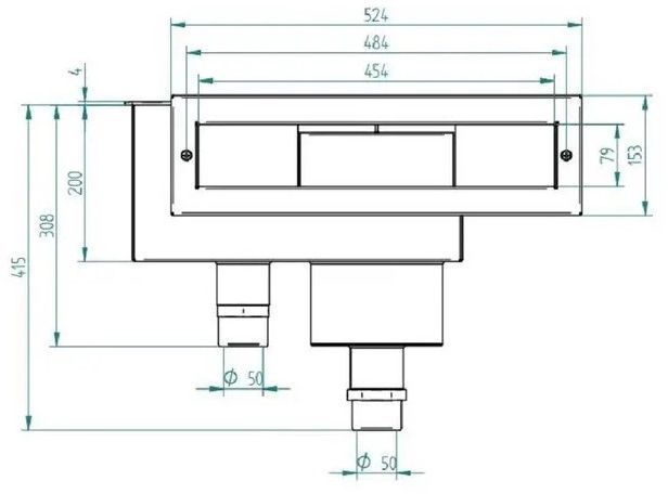Скімер Fitstar 1270020 Hight Level Allfit, 2", під бетон 20530 фото