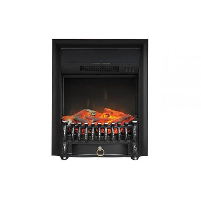 Электрокамин с обогревом Royal Flame Fobos FX Black со звуком 23676 фото