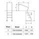 Сходи для басейну Hayward EAF3 Easy access (3 сходинки), для широкого борту, AISI-316 20240 фото 2