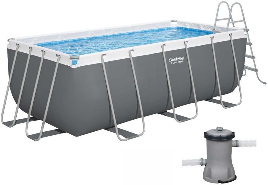 Каркасний басейн Bestway 56456 (412х201х122 см) з картриджним фільтром та драбиною 93 фото