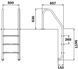 Сходи для басейну Flexinox Standard (4 сходинки), AISI-316L 8502 фото 2