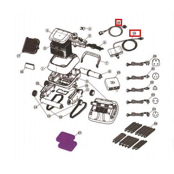 Плаваючий кабель для Aquaviva Black Pearl 7310 (33110/33290) 6498 фото