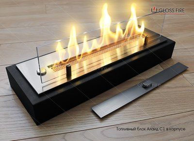 Биокамин Алаид Style 700-K-C1 GlossFire 1226325431 фото