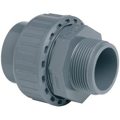 Муфта ПВХ Effast RGRBMG040E розбірна, із зовнішньою різьбою d40x1-1/4" 5650 фото