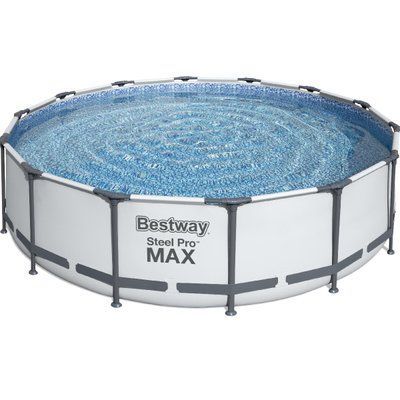 Каркасний басейн Bestway 56438 (457х122 см) з картриджним фільтром та драбиною 110 фото