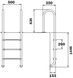 Сходи для басейну Flexinox Muro (5 сходинок), AISI-316L 8536 фото 2