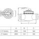 Кран Emaux V40-2 (E) двопозиційний 50 мм 875 фото 2