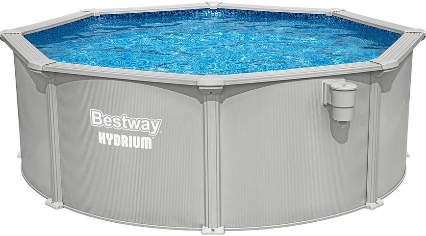 Збірний басейн Bestway Hydrium 56574 (360x122 см) з пісочним фільтром, драбиною та тентом 1118 фото