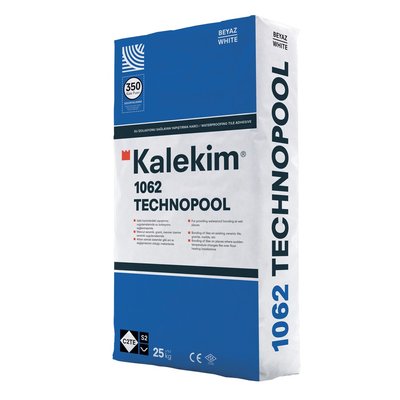 Клей для плитки з гідроізолюючими властивостями Kalekim Technopool 1062, C2TE S2 (25 кг) 4647 фото