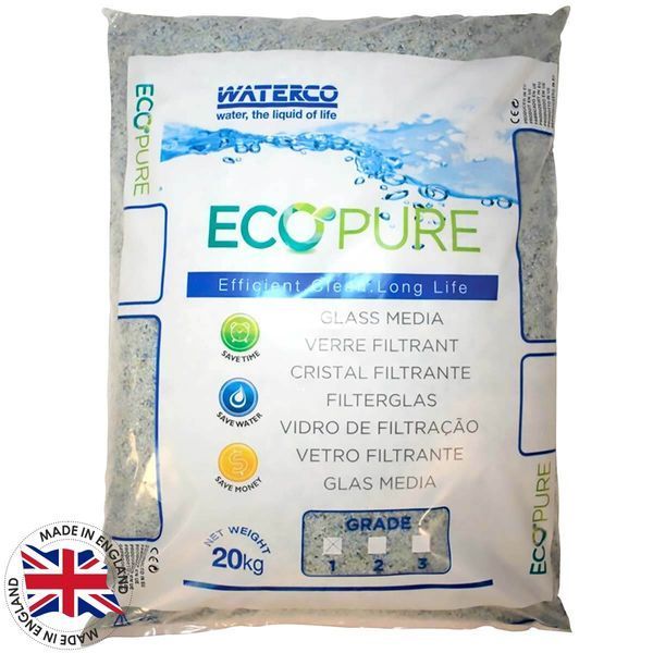 Пісок скляний Waterco EcoPure 0.5-1.0 мм (20 кг) 6047 фото