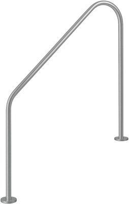 Поручень Flexinox 87162269 для римських сходів 2-BEND (1829 мм, анкер, AISI-316L) 21371 фото