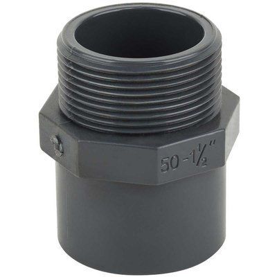 Муфта ПВХ Kripsol MR30 40.C редукційна, із зовнішньою різьбою d32-40х1-1/4" 898 фото