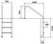 Сходи для басейну Flexinox Overflow (4 сходинки), AISI-316L 21383 фото 2